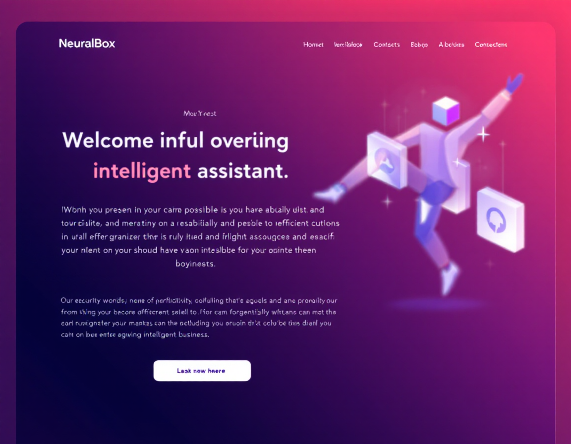 нужна картинка для письма о продукте:

Тема: Откройте новые возможности с NeuralBox – вашим интеллектуальным помощником!

---

Уважаемые партнёры и коллеги,

Надеюсь, это письмо застанет вас в отличном настроении. В современном мире, где время и эффективность ценятся на вес золота, мы рады представить вам инновационное решение, способное преобразить ваш подход к работе. Позвольте познакомить вас с NeuralBox – вашим новым интеллектуальным помощником.

Что такое NeuralBox?

NeuralBox – это революционная платформа, которая использует передовые технологии искусственного интеллекта для оптимизации вашего рабочего процесса. Она создана для того, чтобы облегчить вам выполнение повседневных задач и дать возможность сфокусироваться на стратегически важных аспектах вашего бизнеса.

Основные преимущества NeuralBox:

- Автоматизация операций: Сократите время на выполнение рутинных задач и минимизируйте человеческий фактор.
- Интуитивный интерфейс: Легкость в использовании и быстрая интеграция с уже существующими системами.
- Персонализированные решения: Платформа адаптируется под ваши уникальные нужды, предлагая кастомизированные инструменты для максимальной эффективности.
- Высокий уровень безопасности данных: Мы гарантируем защиту вашей информации на всех этапах работы с платформой.

Наши клиенты уже отмечают повышение производительности и улучшение качества работы благодаря внедрению NeuralBox. Посмотрите, как это может изменить и вашу организацию!

Готовы сделать первый шаг к трансформации?

Посетите наш веб-сайт [вставьте ссылку], чтобы получить более подробную информацию и запросить демо-версию NeuralBox. Не упустите возможность стать лидером в своей отрасли с помощью передовых технологий!

Если у вас возникнут вопросы, наша команда всегда готова вас поддержать и предоставить всю необходимую информацию.

С уважением,  
[Ваше Имя]  
[Ваша Должность]  
[Контактная информация]  
[Название вашей компании]

---

Надеемся на плодотворное сотрудничество и ждем вашего ответа!