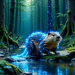 В далеком будущем, на планете Зелинда, где реки сверкали, как металлические нити