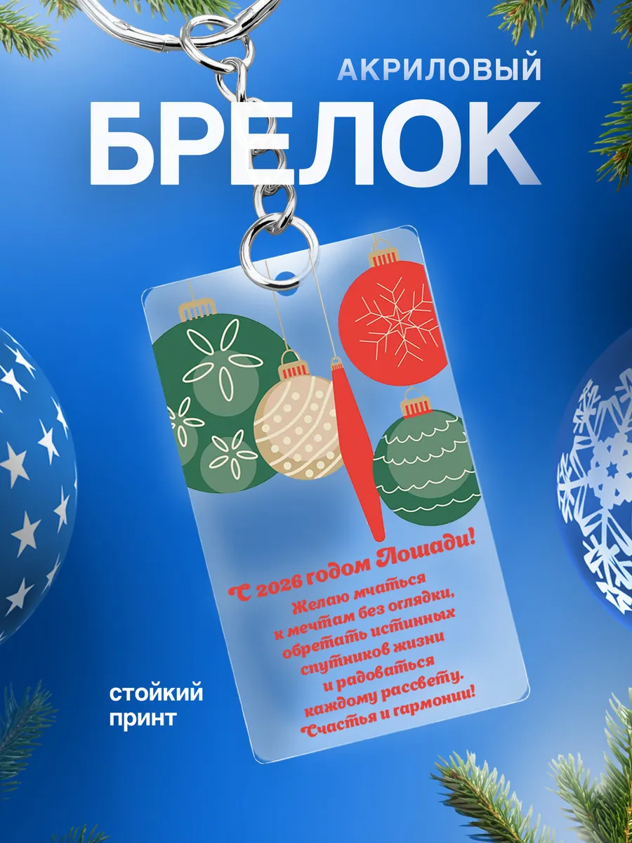 Брелок на рюкзак Шары