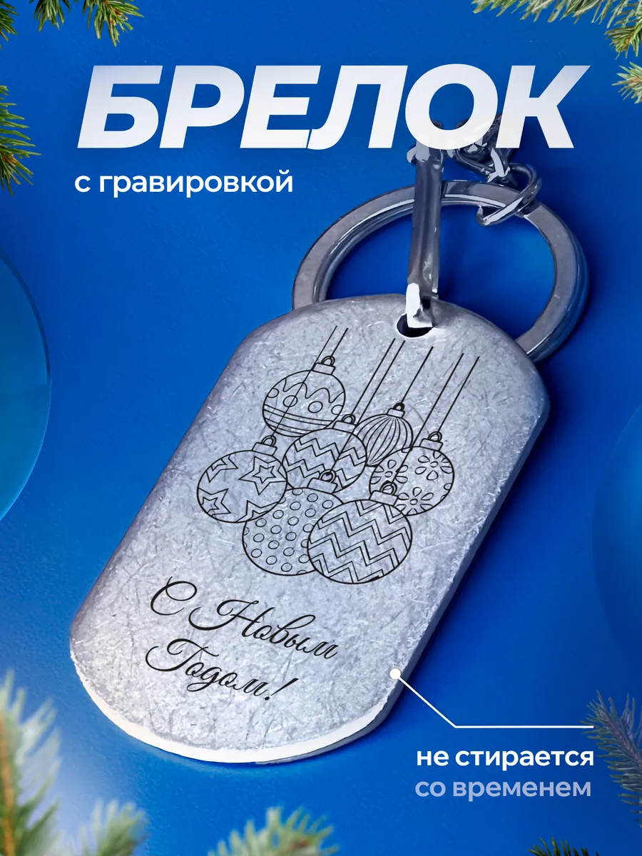 Брелок на ключи Елочные шары