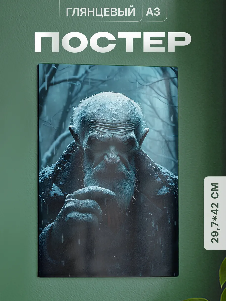 Постер на стену Старик