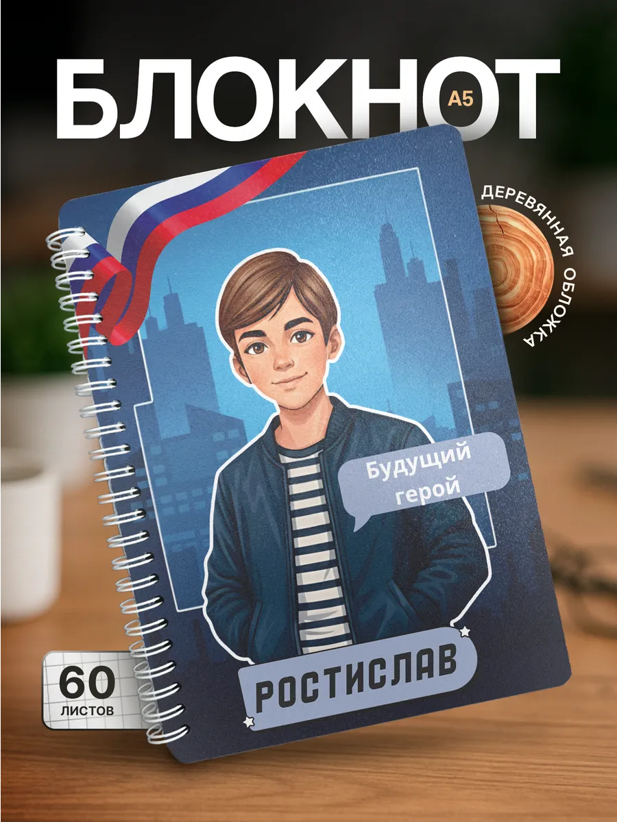 Блокнот Имя Ростислав