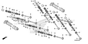 Нажмите для увеличения Camshaft + Valve (Fr.)