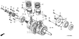 Нажмите для увеличения Crankshaft + Piston