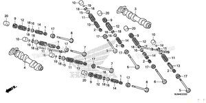 Нажмите для увеличения Camshaft + Valve (Fr.)