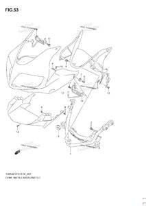 Нажмите для увеличения Cowling Installation Parts (With Cowling)