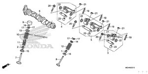 Нажмите для увеличения Camshaft + Valve (Rr.)