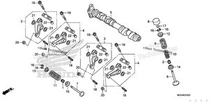 Нажмите для увеличения Camshaft + Valve (Fr.)