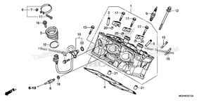 Нажмите для увеличения Cylinder Head (Rr.)