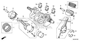 Нажмите для увеличения Crankshaft + Piston