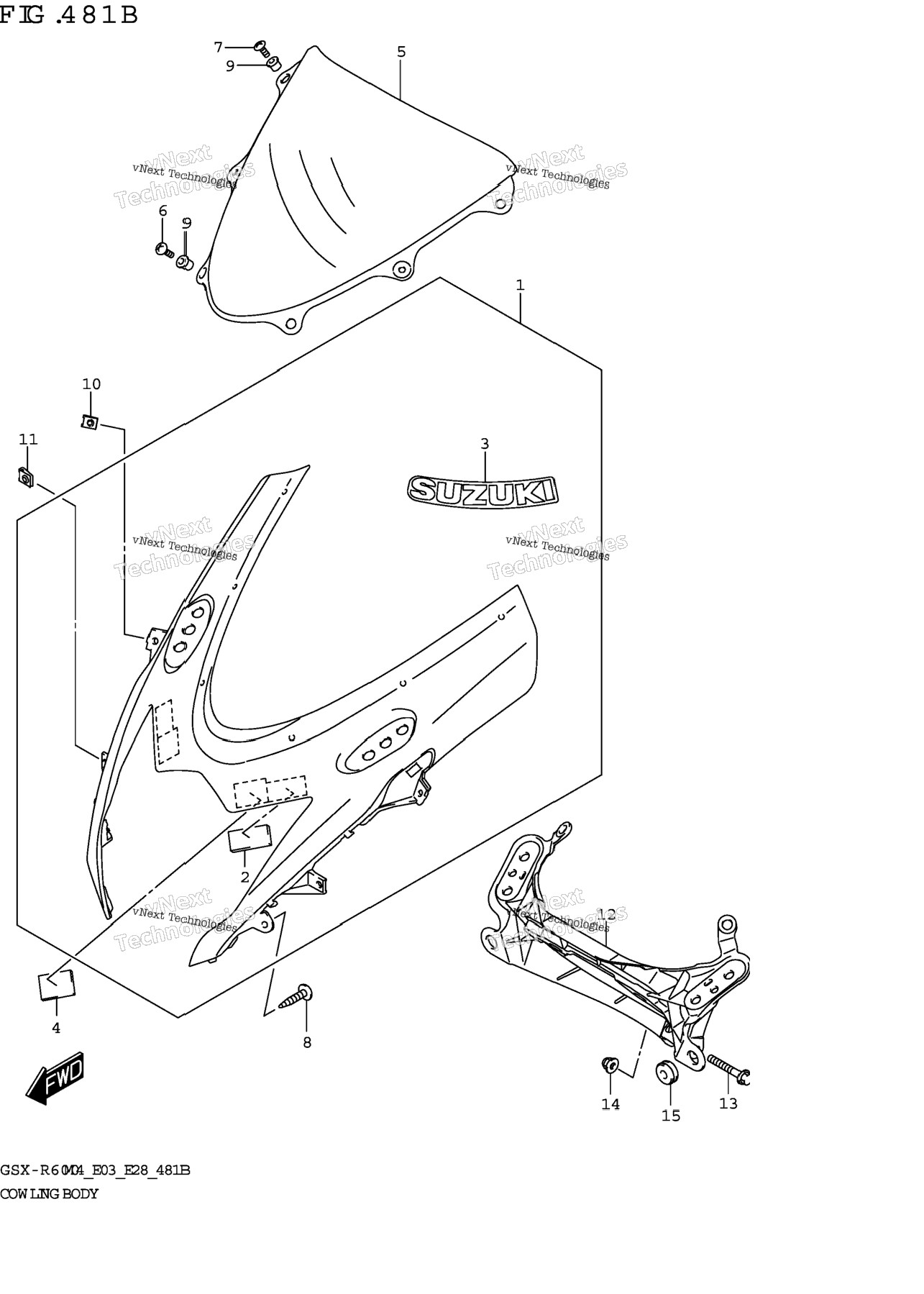Cowling Body (Gsx-R600z)