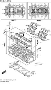 Нажмите для увеличения Cylinder Head (Gsx-S1000trqm4 E28)