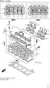 Нажмите для увеличения Cylinder Head (Gsx-S1000rqm4 E03)