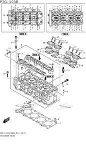 Нажмите для увеличения Cylinder Head (Gsx-S1000rqm4 E28)