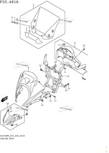 Нажмите для увеличения Cowling Body (Dl650am4 E03)