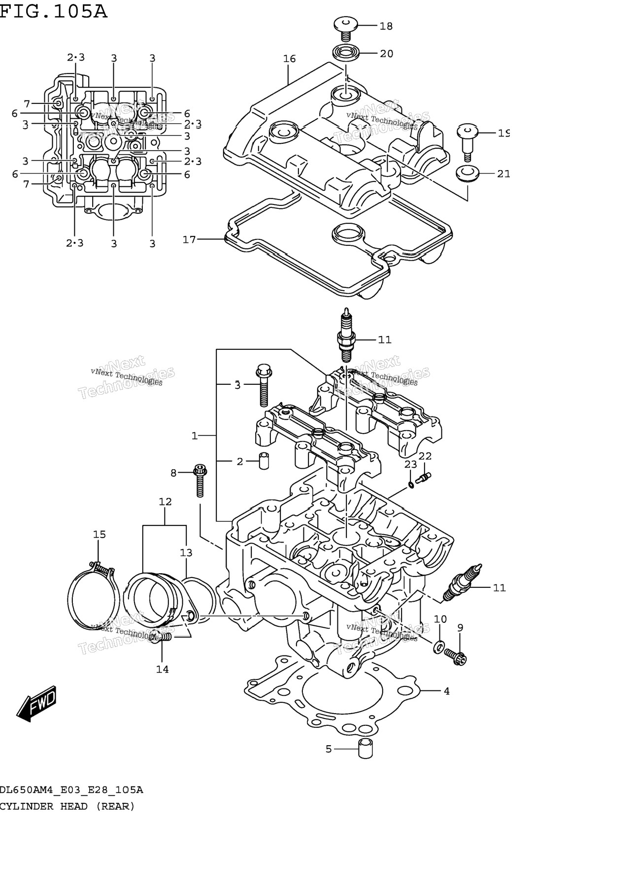 Cylinder Head (Rear)