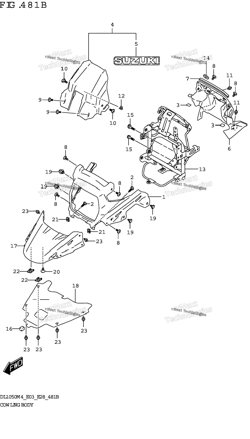 Cowling Body (Dl1050rj)