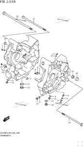 Нажмите для увеличения Crankcase (2) (Dl1050rj)
