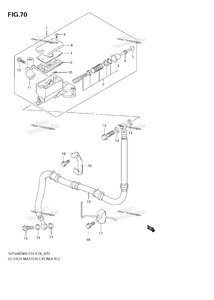 Clutch Master Cylinder (Sv1000k6) Not For Us Market