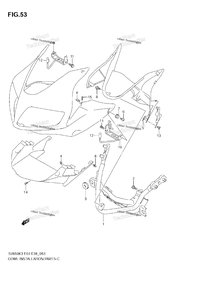 Нажмите для увеличения Cowling Installation Parts (With Cowling)
