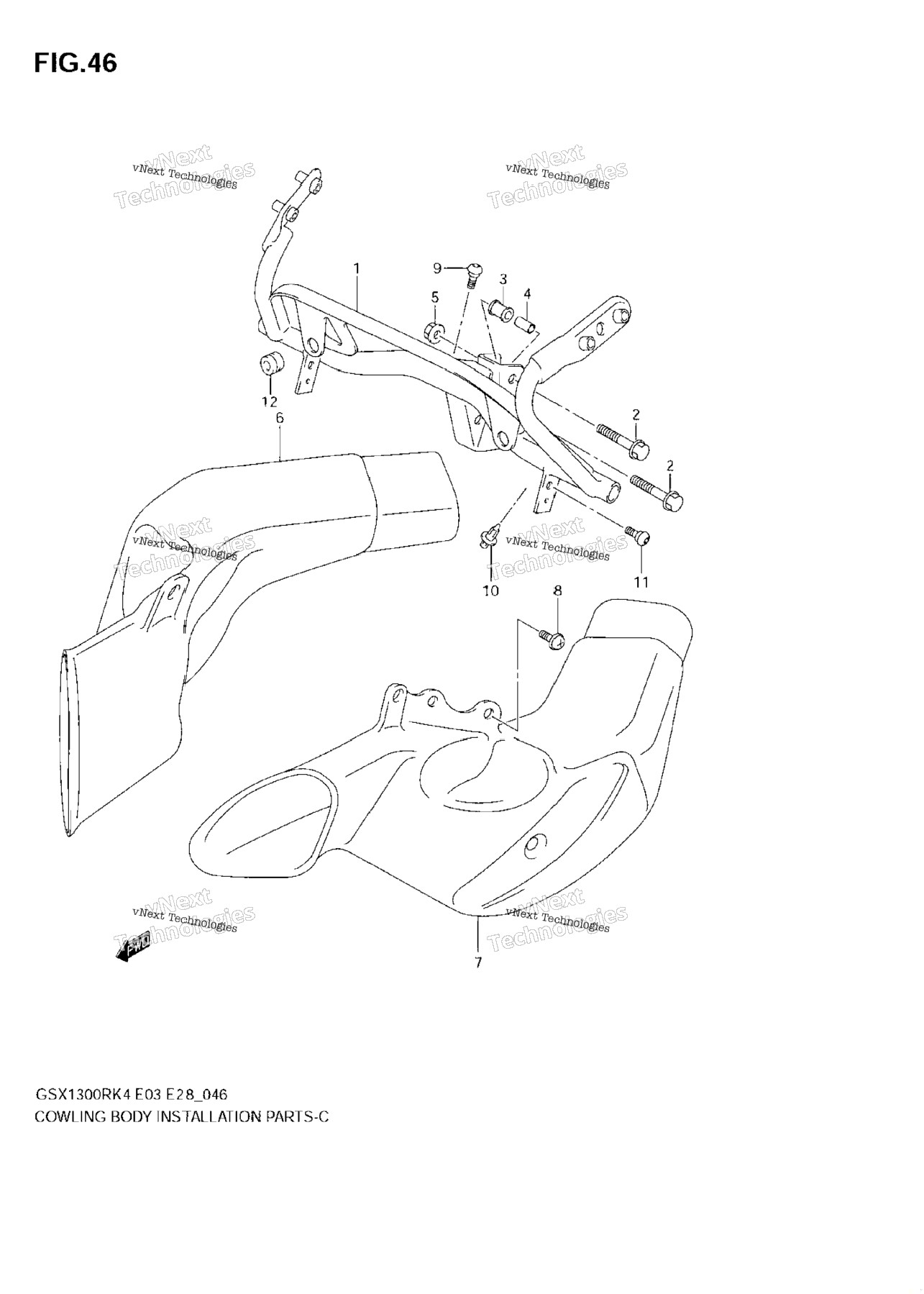 Cowl Body Installation Parts