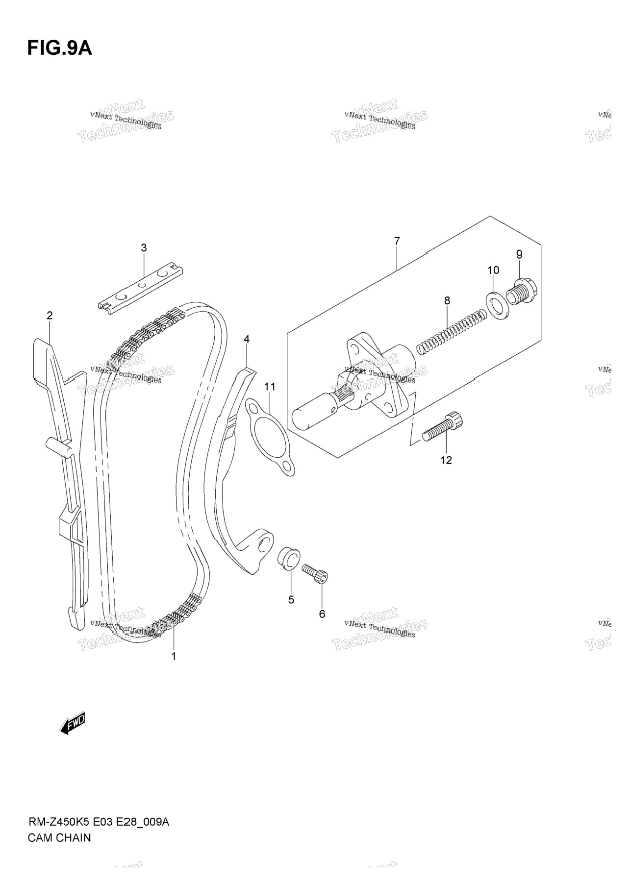 Cam Chain (Model K7)