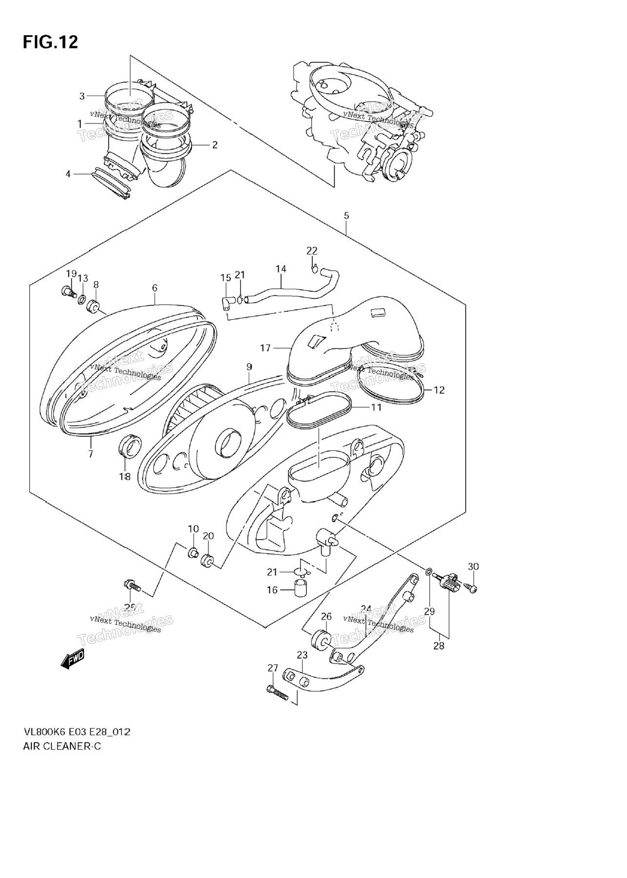 Air Cleaner (Model K6/K7/K8)