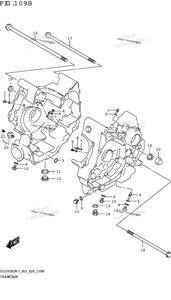 Нажмите для увеличения Crankcase (2) (Dl1050rr)