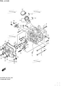 Нажмите для увеличения Cylinder Head (Front) (Dl1050rr)
