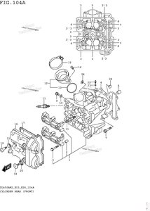 Нажмите для увеличения Cylinder Head (Front)