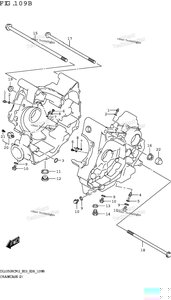 Нажмите для увеличения Crankcase (2) (Dl1050rc)