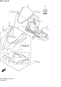Нажмите для увеличения Cowling Body (Gsx-R1000ra)
