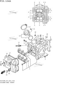 Нажмите для увеличения Cylinder Head (Front)