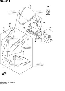 Нажмите для увеличения Cowling Body (Gsx-R1000ra)