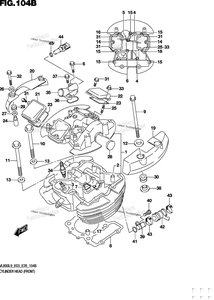 Нажмите для увеличения Cylinder Head (Front) (Vl800l9 E28)