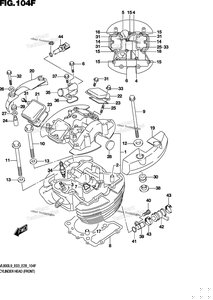Нажмите для увеличения Cylinder Head (Front) (Vl800tl9 E33)