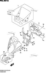 Нажмите для увеличения Cowling Body (Dl650a)