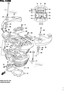 Нажмите для увеличения Cylinder Head (Rear) (Vl800l9 E28)