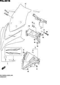 Cowling Body (Gsx-S1000fyal9 E28)