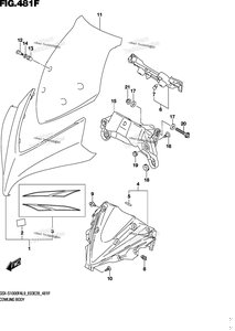 Cowling Body (Gsx-S1000fyal9 E33)