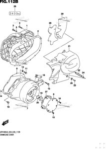 Нажмите для увеличения Crankcase Cover (Vzr1800bzl9 E03)