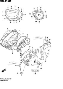 Нажмите для увеличения Crankcase Cover (Vl1500tl9 E33)