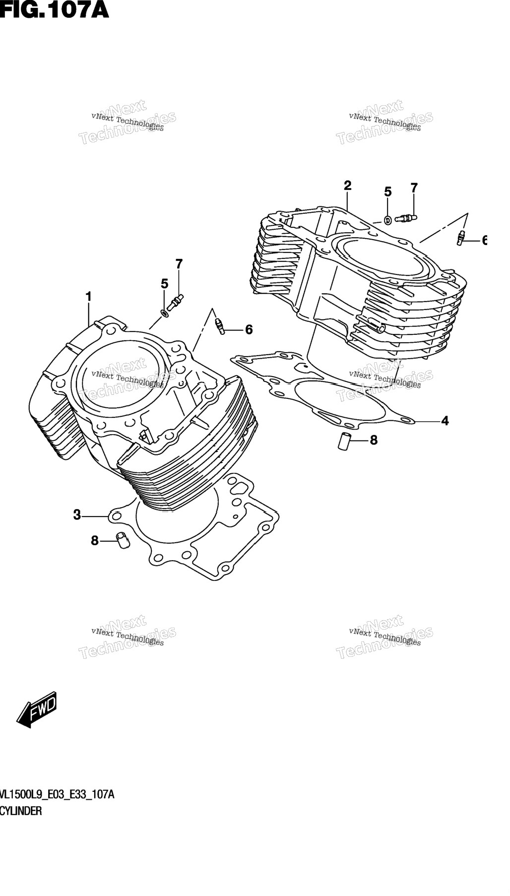 Cylinder (Vl1500bl9 E03)