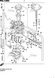 Нажмите для увеличения Carburetor (Dr-Z400sml9 E33)