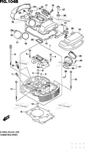 Нажмите для увеличения Cylinder Head (Front) (Vl1500bl9 E33)