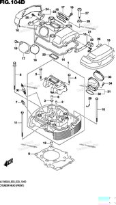 Нажмите для увеличения Cylinder Head (Front) (Vl1500tl9 E33)