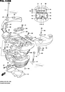 Cylinder Head (Rear) (Vl800l8 E28)