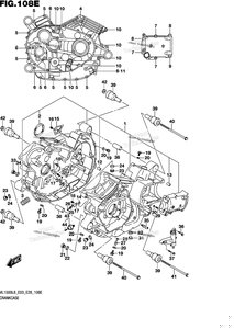 Нажмите для увеличения Crankcase (Vl1500tl8 E03)