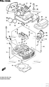 Нажмите для увеличения Cylinder Head (Front) (Vl1500bl8 E03)