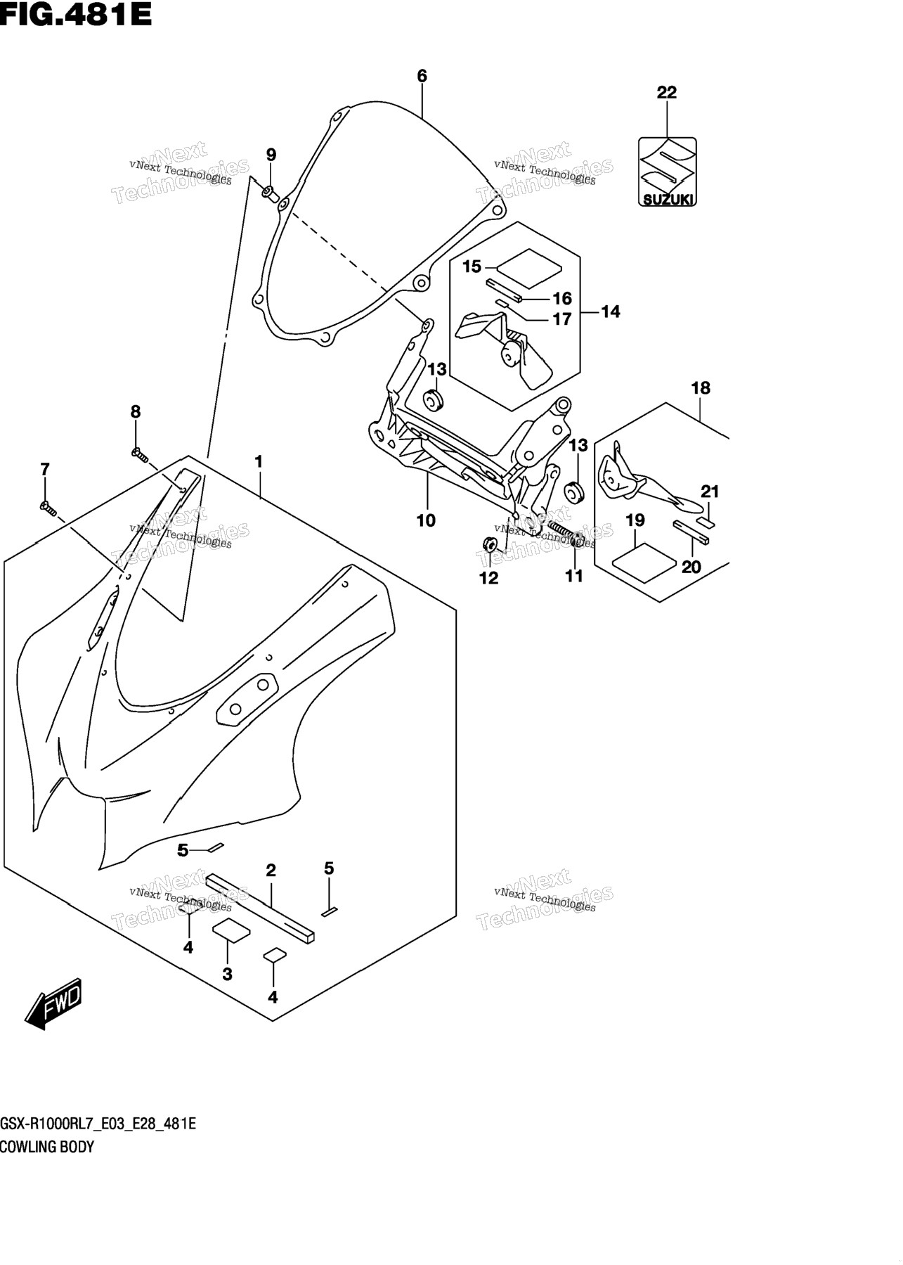 Cowling Body (Gsx-R1000rzl7 E28)
